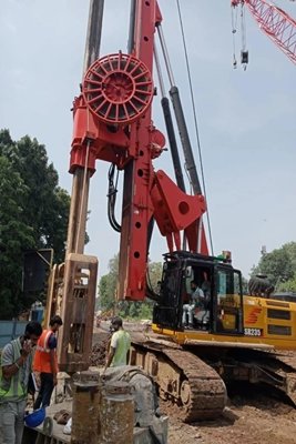 Sany SR235-S-DW Kelly Guided Grab - Sany Piling Machinery